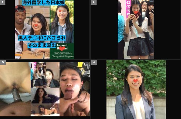 【流出】海外留学した日本娘のと◯みちゃん。デカ棒ぶちこまれてエロく仕込まれた結果、そのまま流れる【素人】